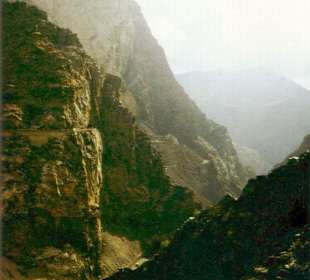 Khyberpass (Khaiber-Pass) im Hindukusch