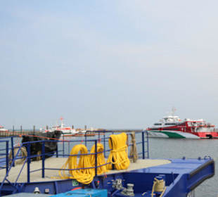 Im Südhafen von Helgoland