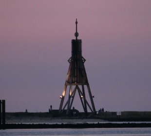 Das Wahrzeichen von Cuxhaven: die Kugelbake