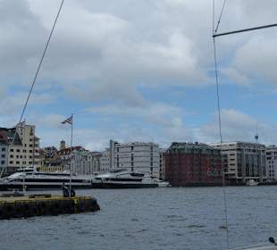 Nette Kulisse am Hafen