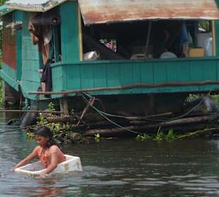 Am Ufer des Tonle Sap kurz vor Siem Reap