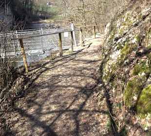 Hängebrücke im Fürstlichen Park