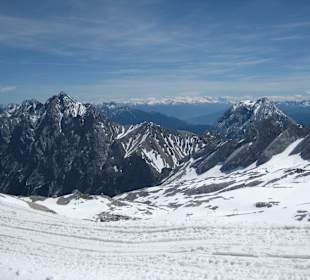 Blick von der Zugspitze