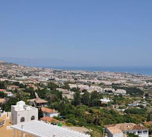 Panorama auf Benalmádena Costa und Torremolinos