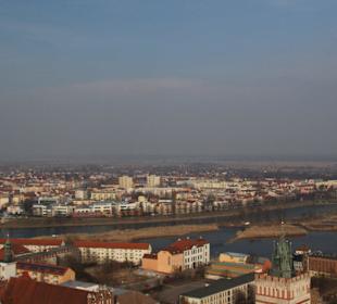 Panoramblick vom Oderturm