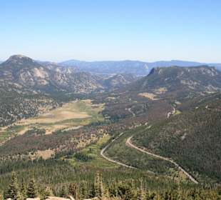 Ausblick von einem der Aussichtspunkte im Park