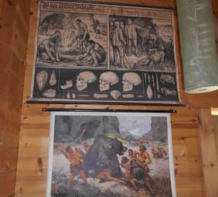 Bilder in der Hütte