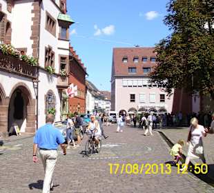 Teilansichten der Altstadt von Freiburg