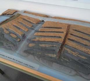 Modell der Landgewinnung im Deichmuseum