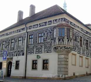 Schön restauriertes Gebäude