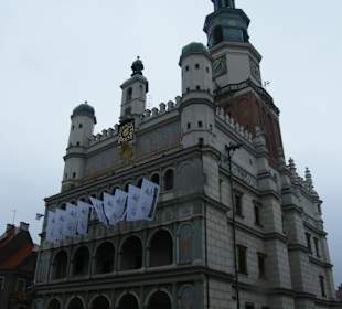 Ratusz ozdobiony Euro 2012