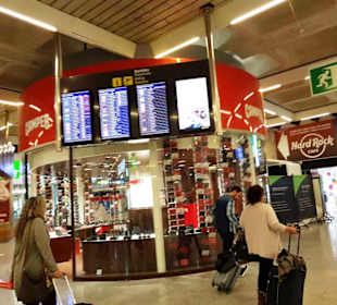 Info-Stelle mit Geschäfte