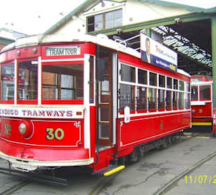Historische Strassenbahn in Bendigo