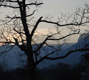 Закат над Вадуцем.