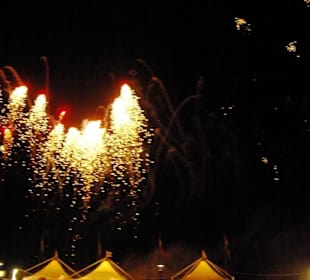 Das Abschlussfeuerwerk im Bild