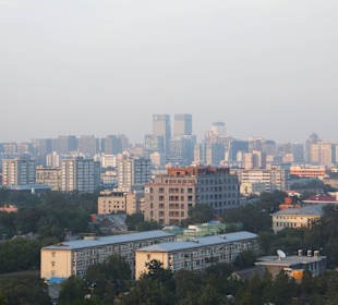 Widok w kierunku dzielnicy biznesowej.