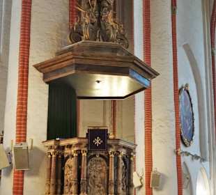 Blick auf die Kanzel