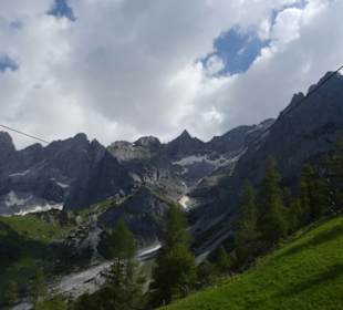 Mit der Seilbahn auf den Gletscher