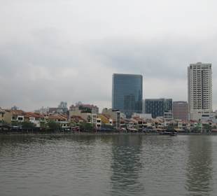 Fluß Höhe Marina Bay