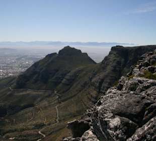 Tafelberg, Blick auf Kapstadt