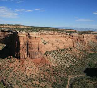 Ausblick von einem der Aussichtspunkte im Park