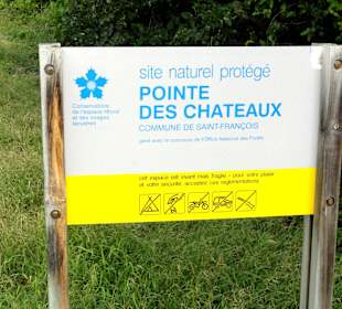 Naturschutzgebiet "Pointe des Châteaux"