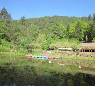 Am Paddelweiher in Hauenstein