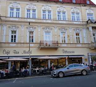 Bei schönen Wetter ist man draußen