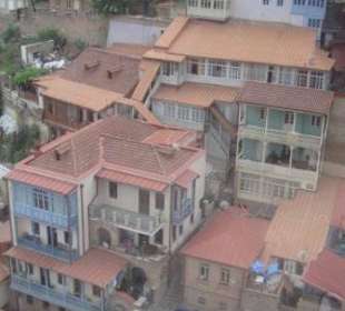 Blick auf die Altstadt aus der Seilbahn