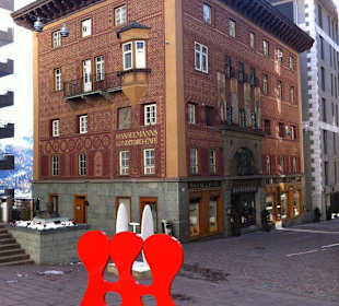 Inmitten von St. Moritz