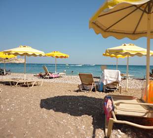 Der schönste der drei Strände in Kolymbia