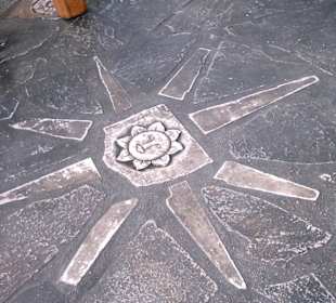 Particolare della pavimentazione