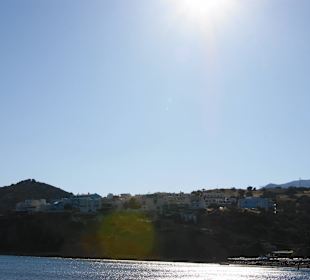 Blick vom Strand Richtung Hotel