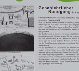 Brunnenstube am Kirchenrain Auingen