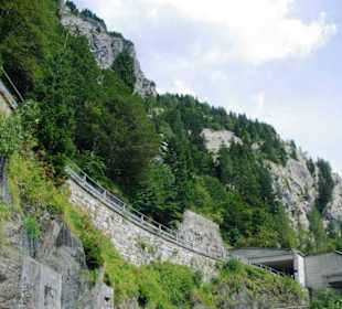 Da geht es rauf oder runter