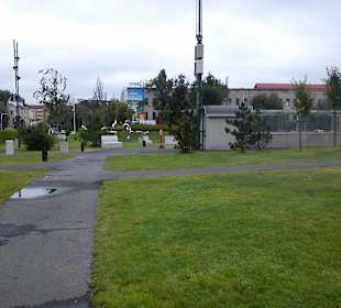Park Odkrywców przy Centrum Nauki Kopernik