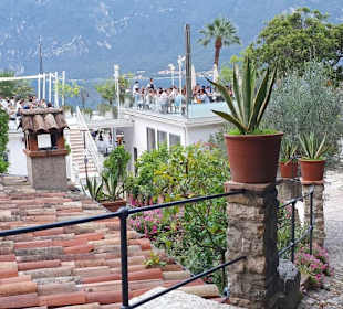 Eingang von oben her gesehen