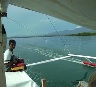 Rundfahrt in der Honda Bay