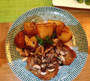 Weinstube Petersilie, Schnitzel.