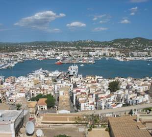 Blick auf das Hafenviertel