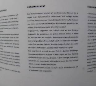 Erklärung Homomonument