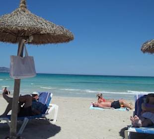 Der wunderschöne Strand von Can Picafort