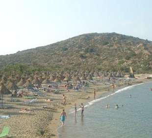 Weißer Palmenstrand Vai