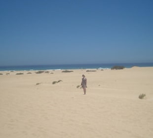 An den Sanddünen von Corralejo