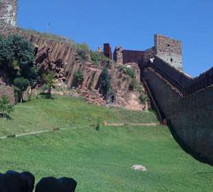 Blick in das Schloss Sigmundskron