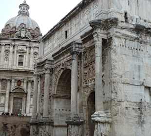 Forum Romanum mit Bogen des Septimius Severus