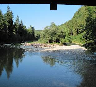 Blick vom Steg