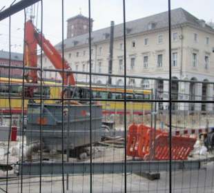 Große Baustelle am Marktplatz