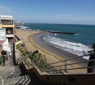 Der nahe gelegene Strand