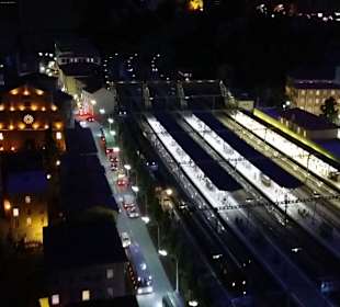 Bahnhof bei Nacht
